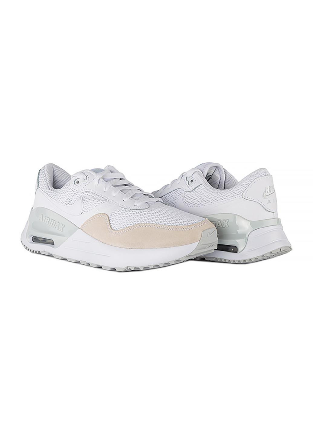 Белые демисезонные кроссовки dm9537-101 Nike AIR MAX SYSTM