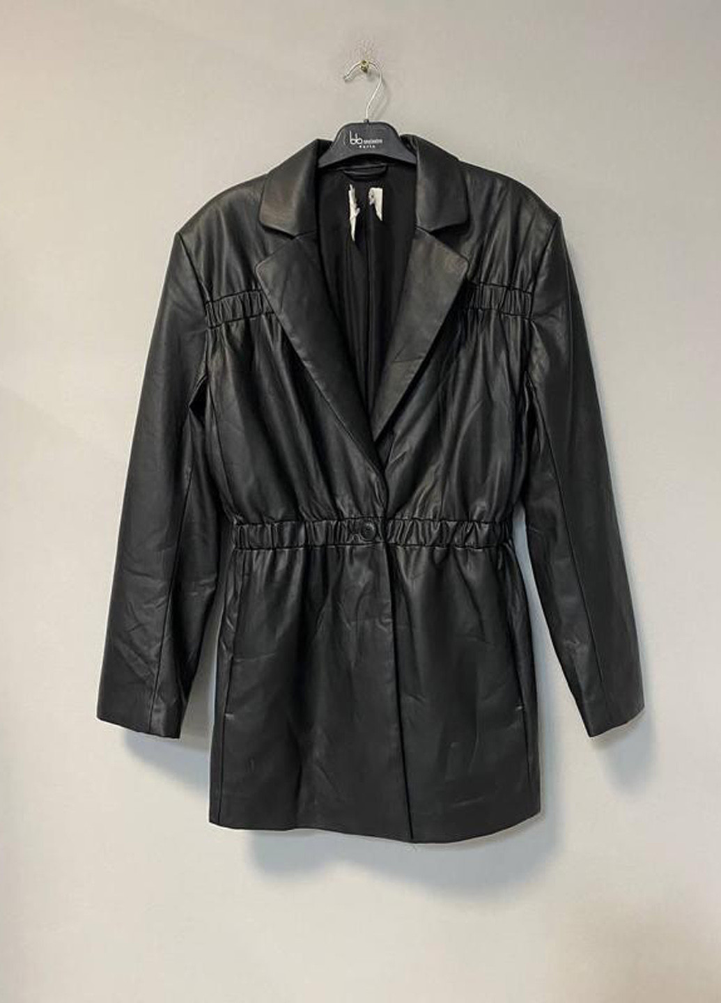 Чорна демісезонна куртка куртка-піджак H&M