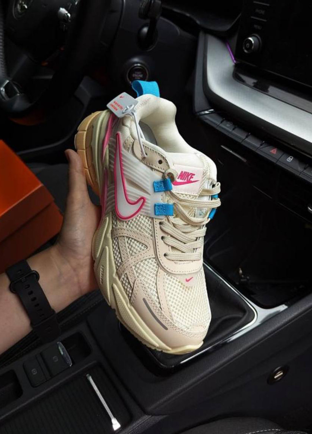 Кросівки No Brand V2K Runtekk бежеві демісезони (317573962)