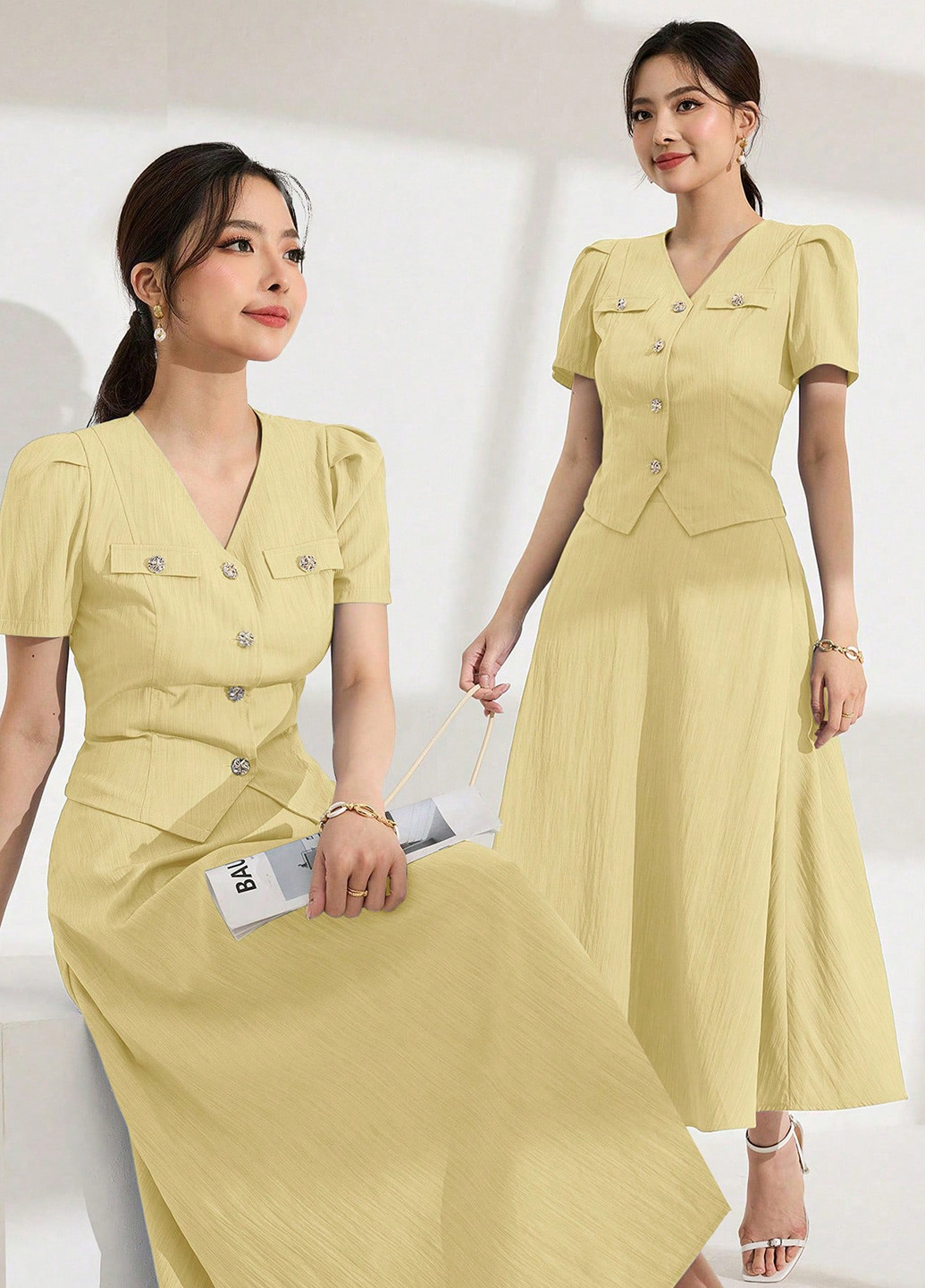 Костюм (блуза, спідниця) SHEIN (364847012)