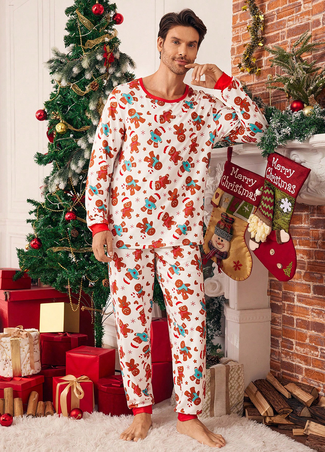 Пижама (свитшот, брюки) SHEIN (346790511)