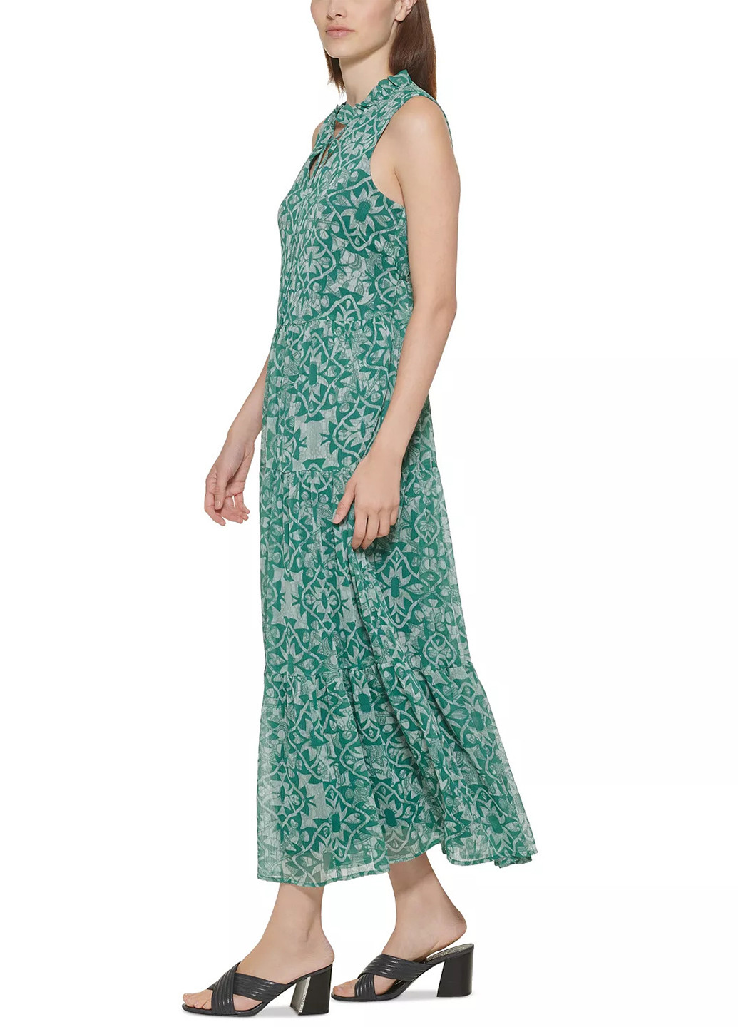 Зелена кежуал сукня Calvin Klein з малюнком