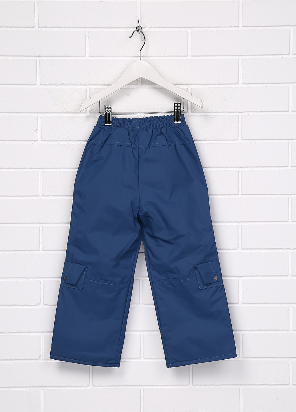 Синие кэжуал осенние брюки прямые Одягайко