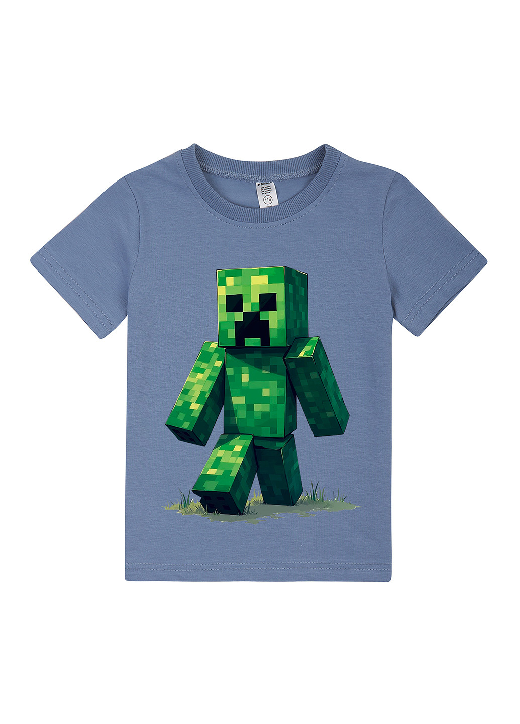 Темно-блакитна літня футболка Garnamama