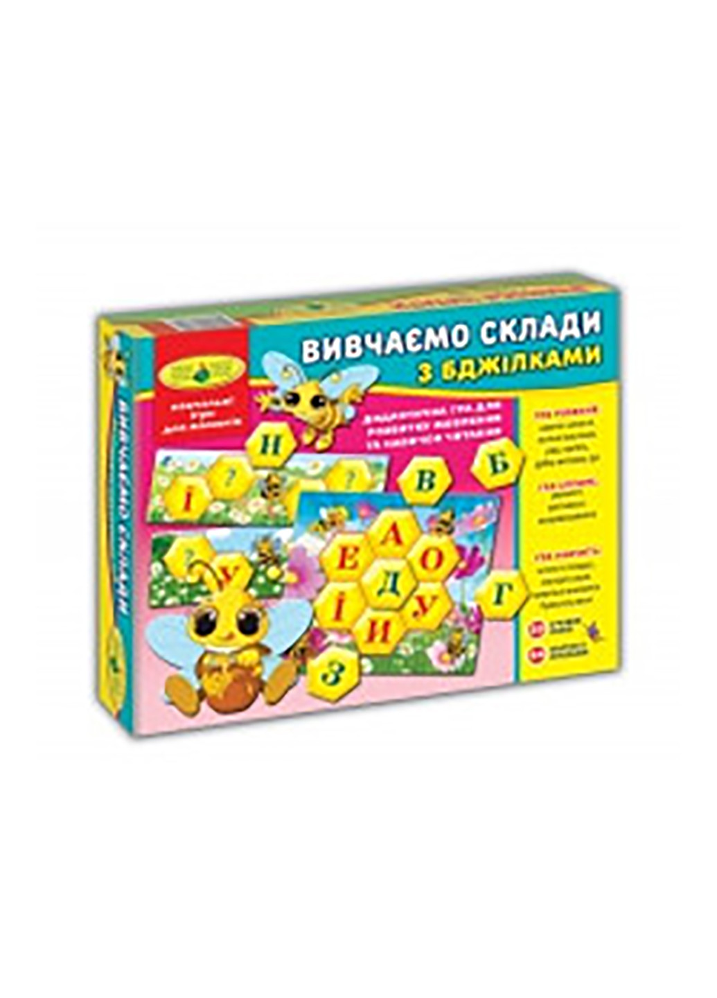 Игра "Изучаем склады с пчелками" Киевская фабрика игрушек 2616 (255293120)
