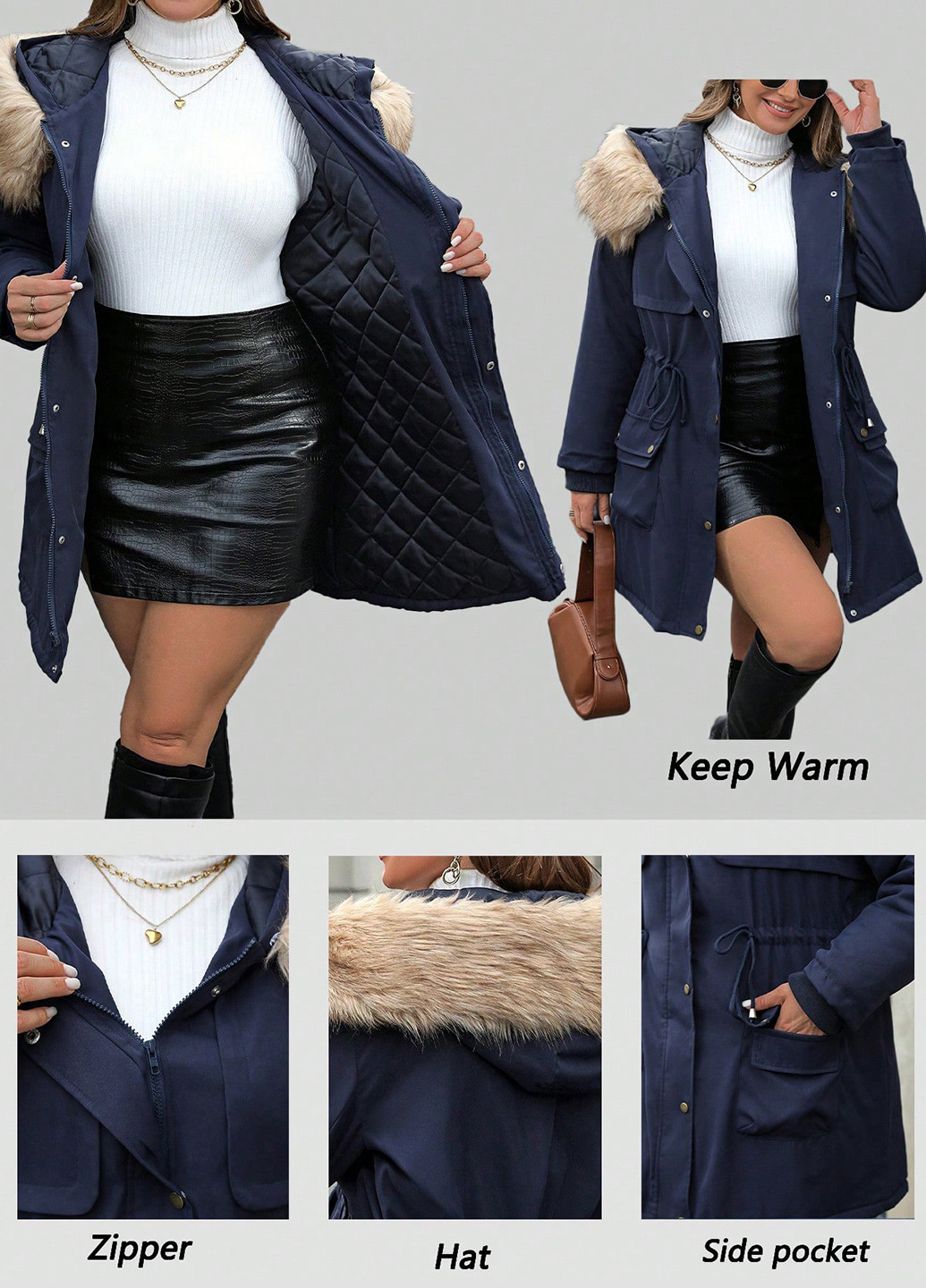 Парка SHEIN (332811294)