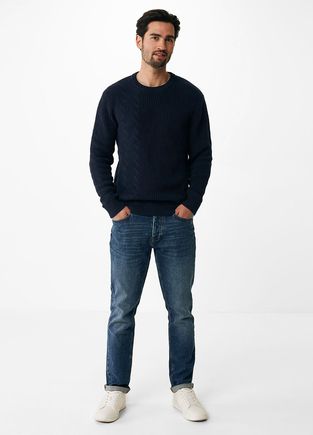 Темно-синій демісезонний джемпер джемпер Mexx