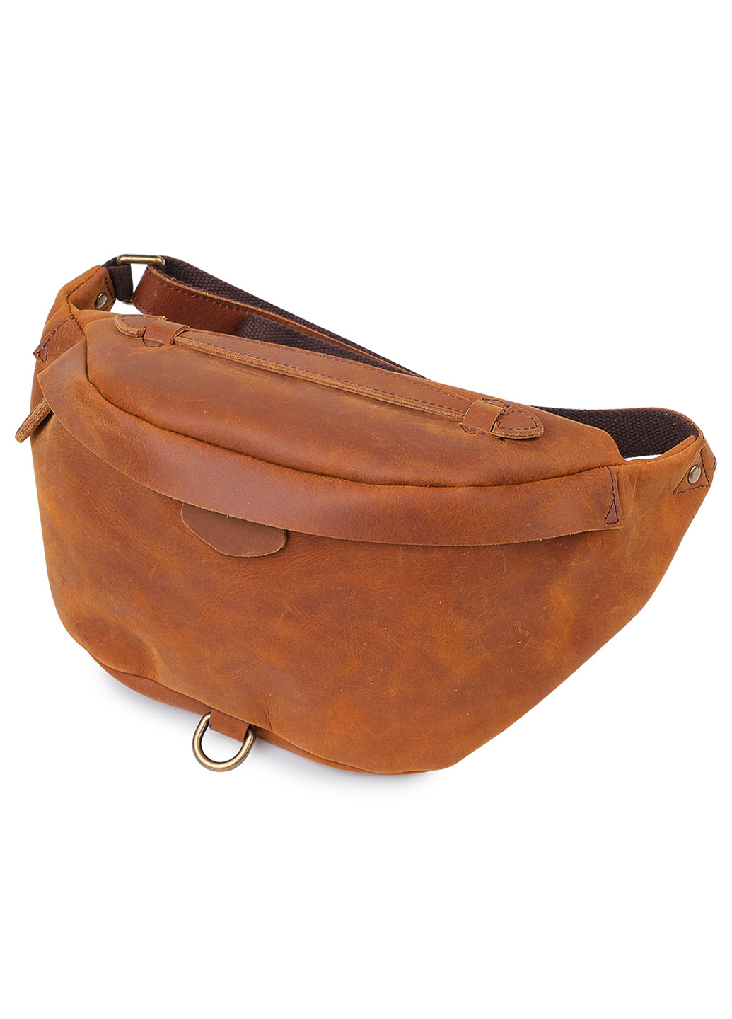 Мужская кожаная сумка на пояс 32х16х13 см Vintage (250097456)
