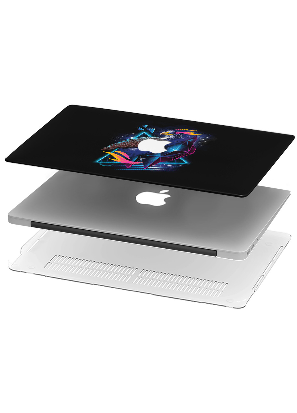 Чохол пластиковий для Apple MacBook Air 13 A1932/A2179/A2337 Арт орел (Art eagle) (9656-2166) MobiPrint (218987411)