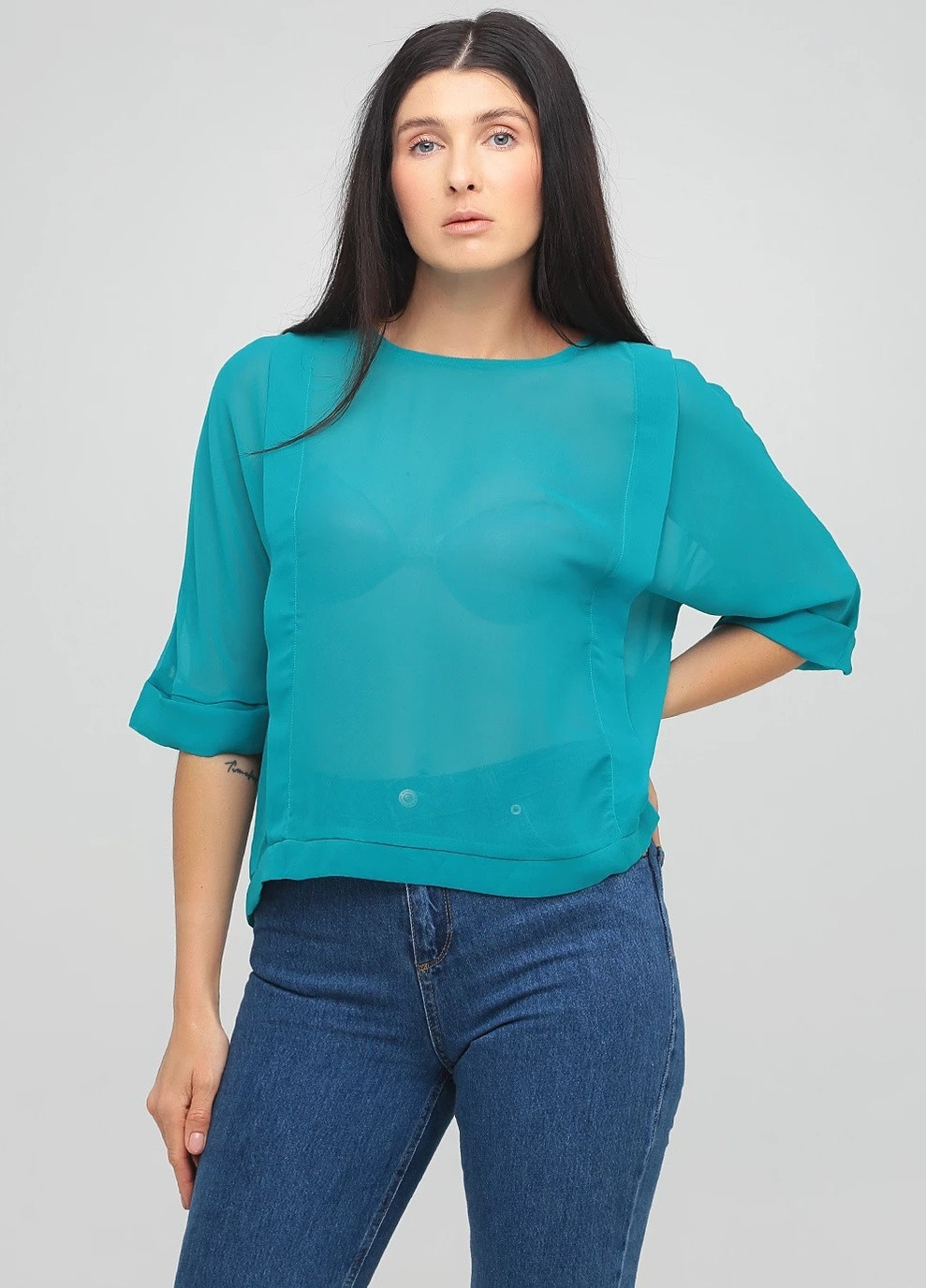 Зеленая демисезонная блуза Asos