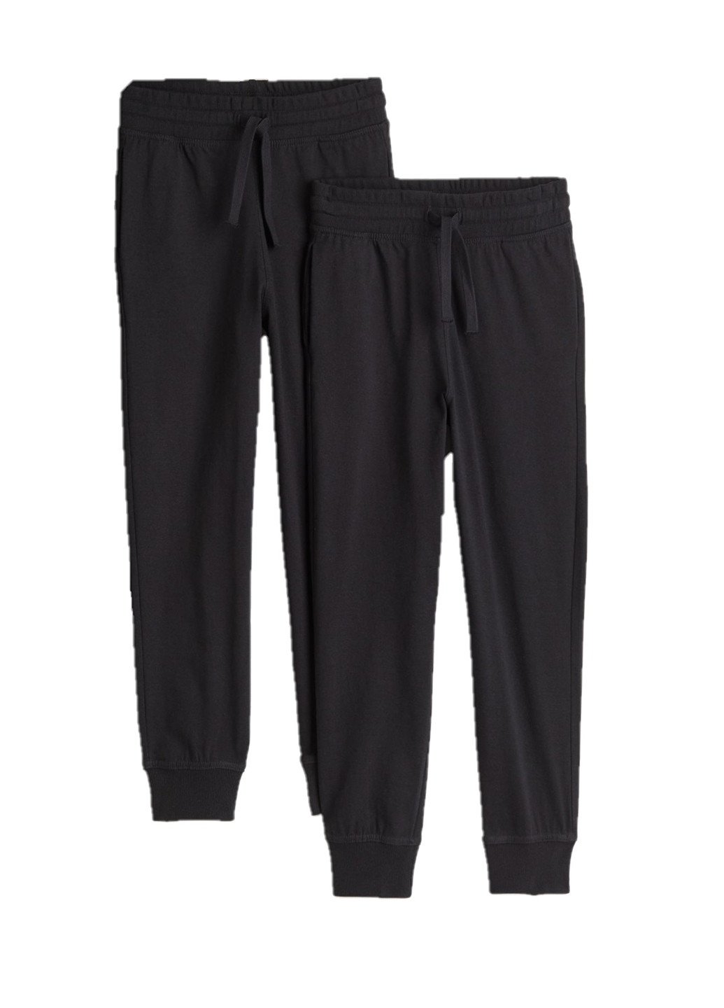 Черные повседневный демисезонные брюки джоггеры H&M