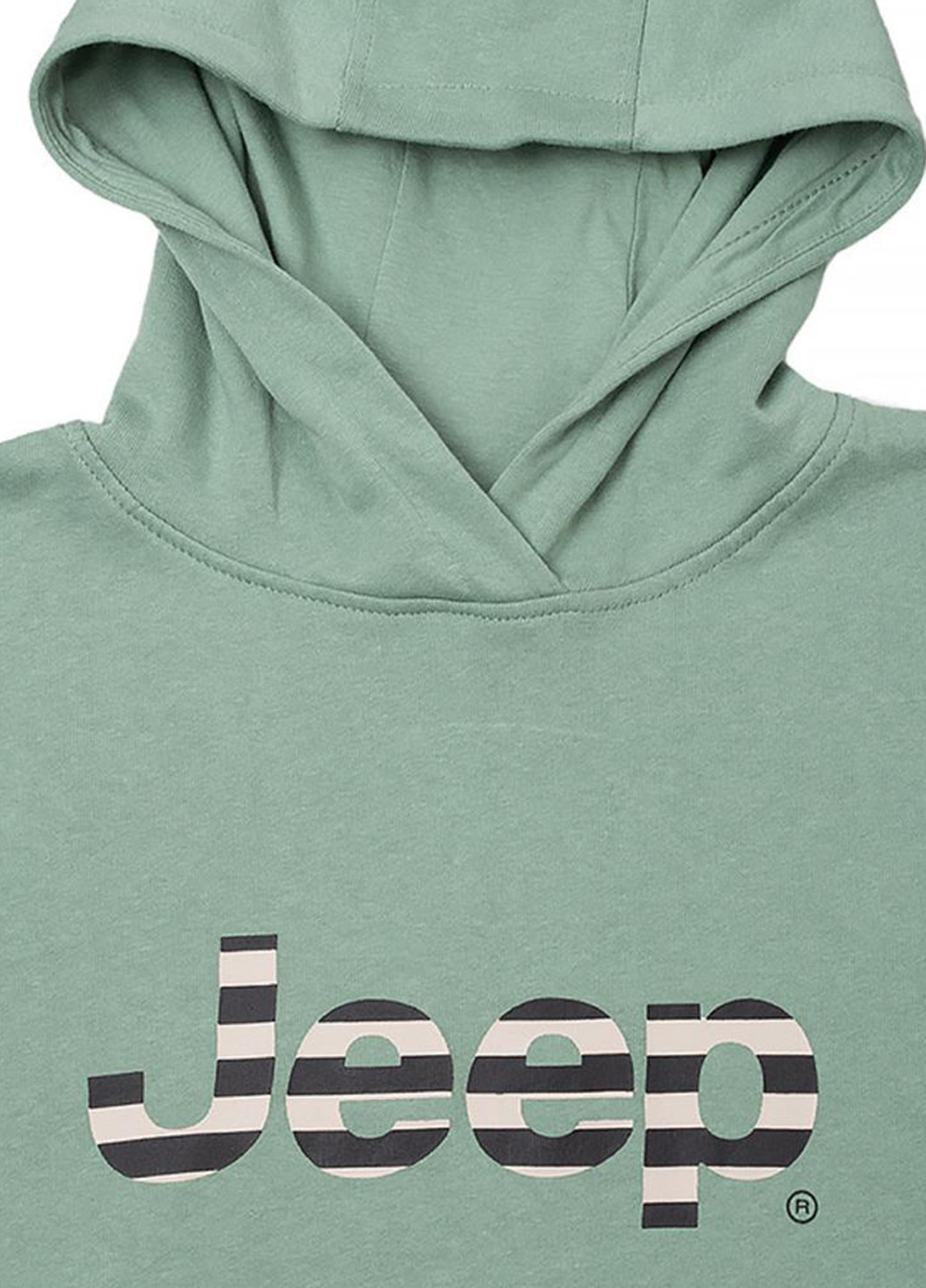 Худи O102609-E854 Jeep HOODED CROPPED SWEATSHIRT Striped Print (321505880)