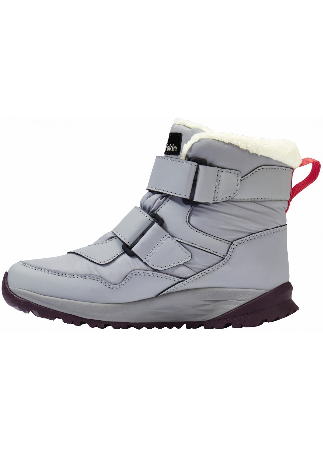 Серые спортивные, кэжуал зимние ботинки Jack Wolfskin