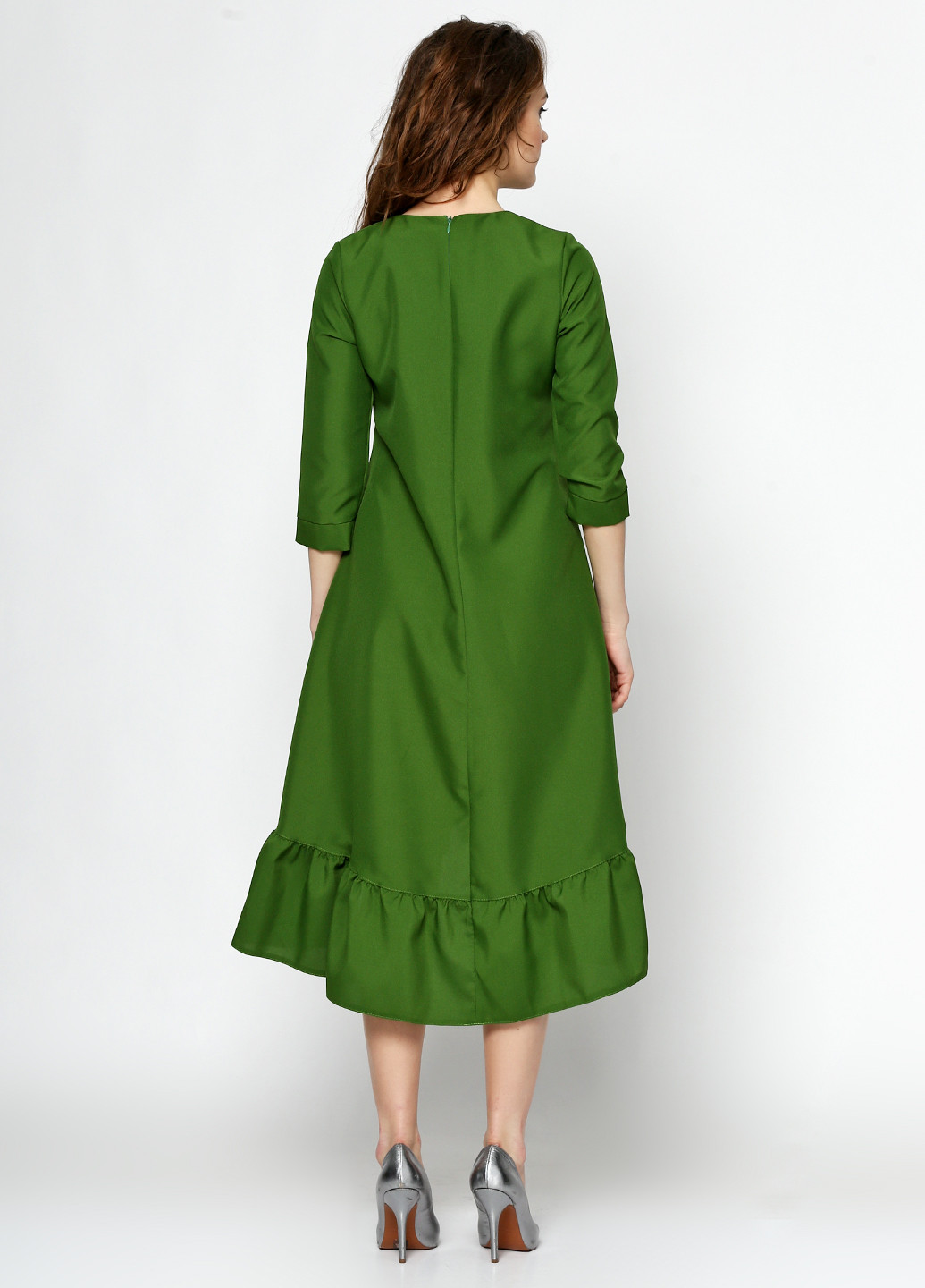 Зелена кежуал платье а-силует Gator однотонна