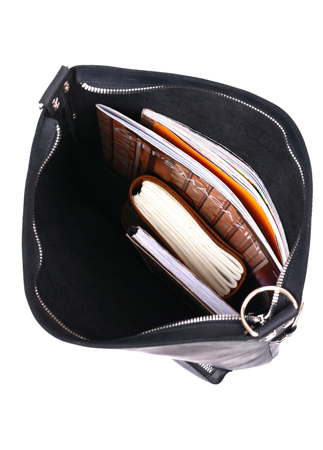 Жіноча шкіряна сумка 32х42х4 см Shvigel (253491088)