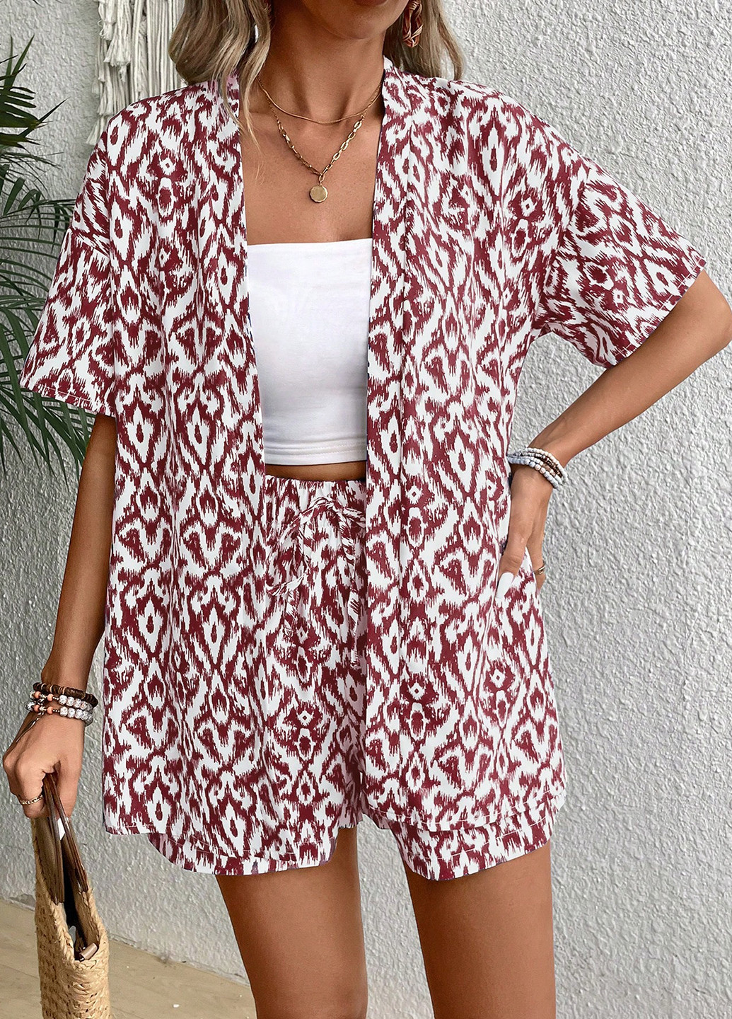 Костюм (рубашка, шорты) SHEIN (346168053)