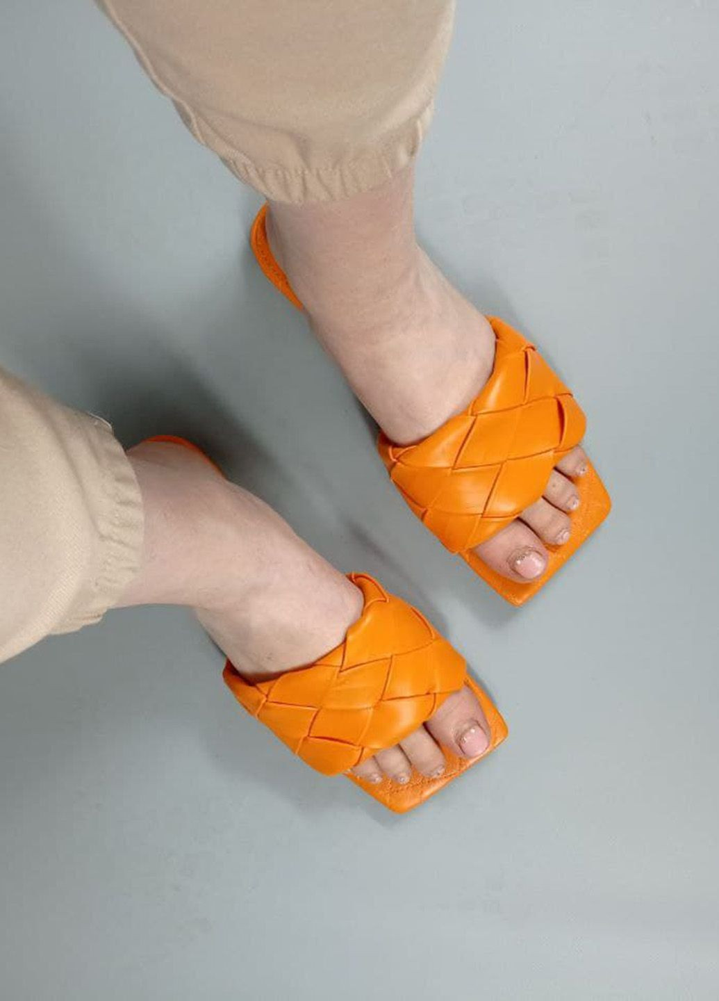 Оранжевые шлепанцы Stilli