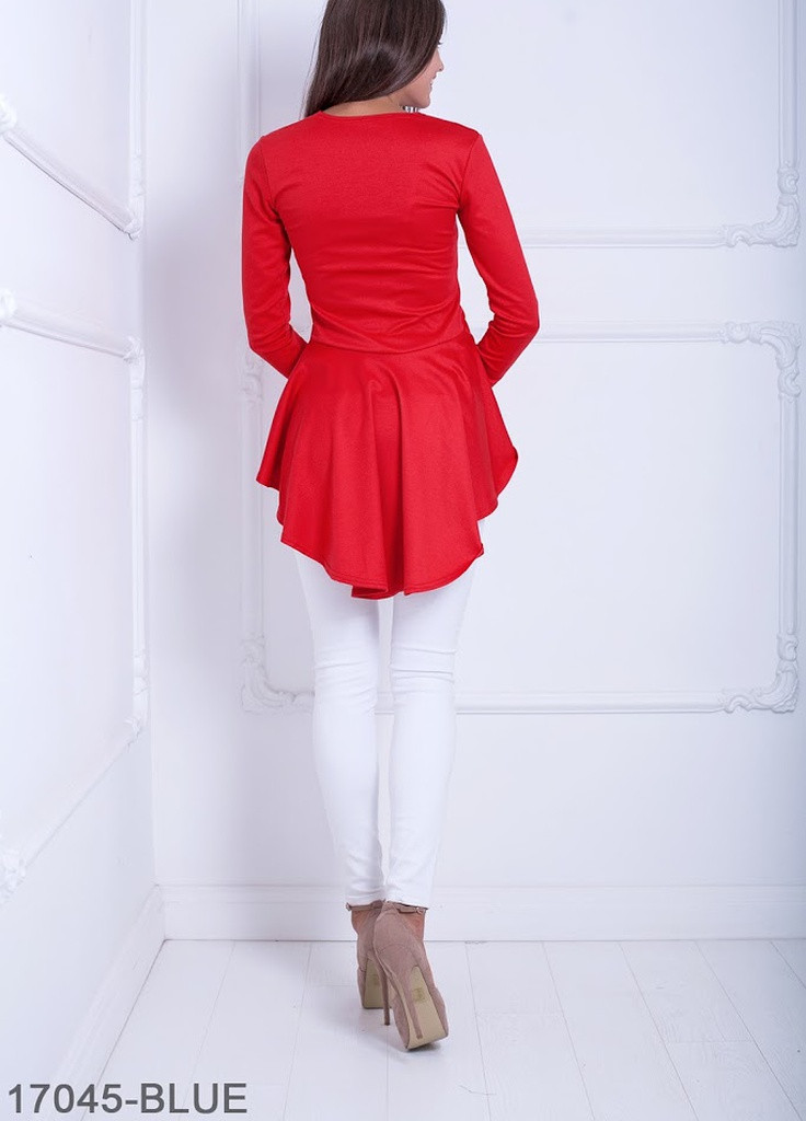 Червона демісезонна жіноча блузка-туніка harmony Podium