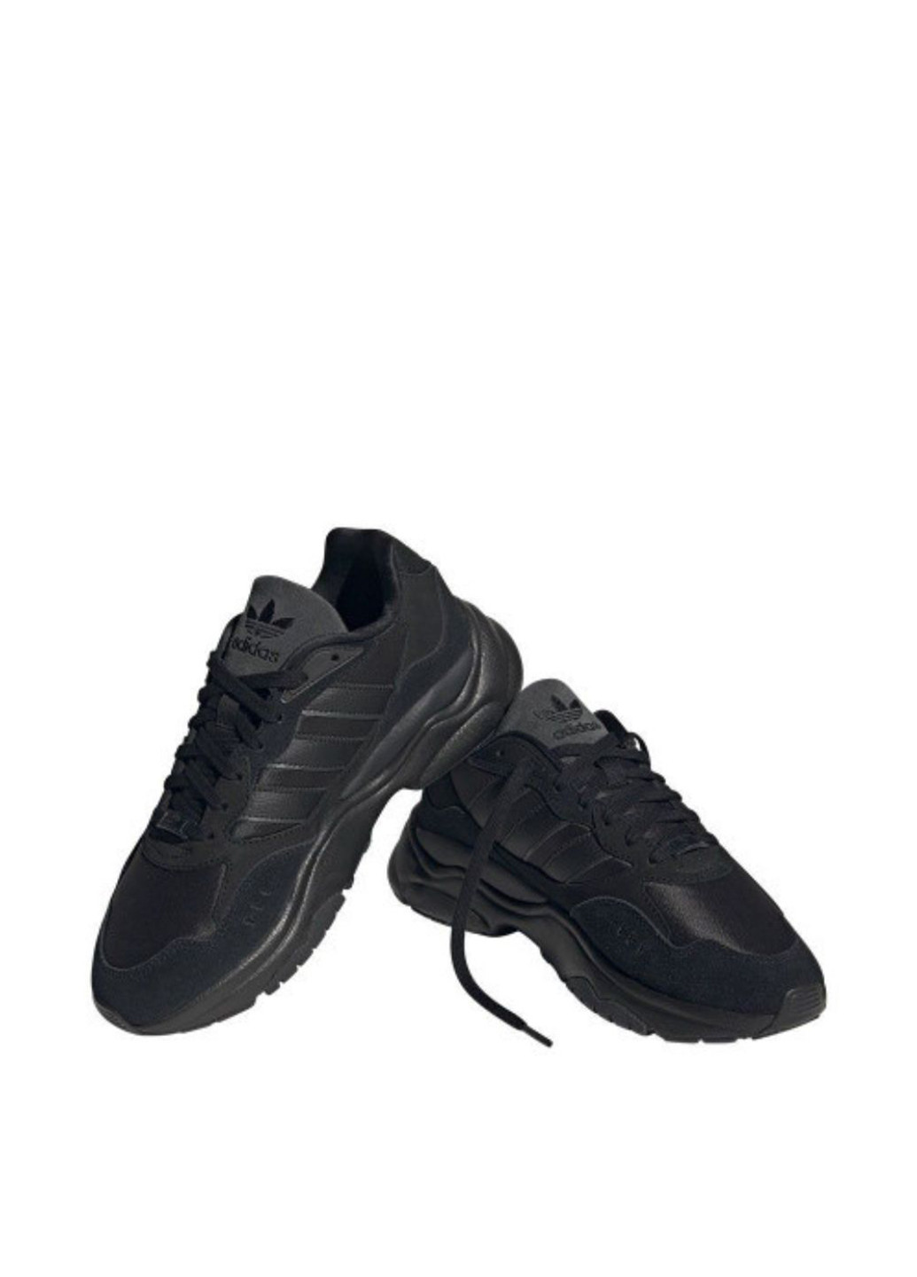 Черные демисезонные кроссовки hp2200_2024 adidas Retropy F90