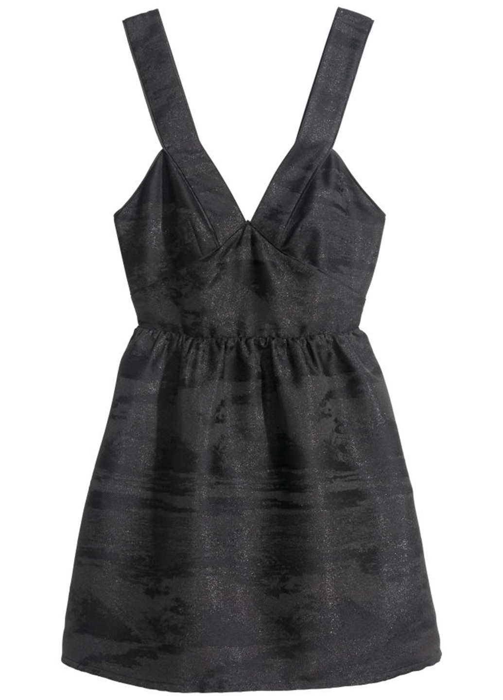Чорна коктейльна плаття, сукня H&M з малюнком