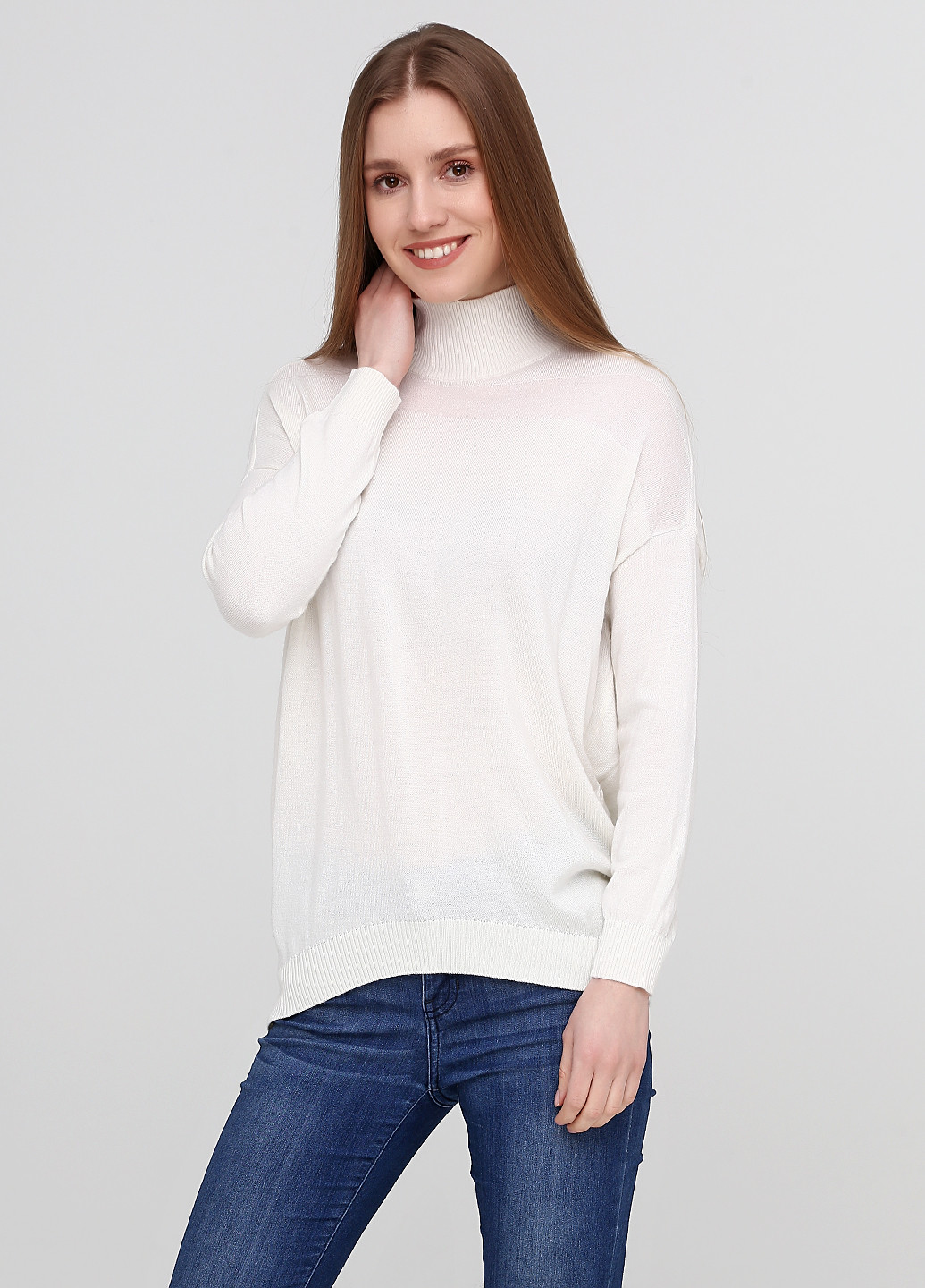 Молочный демисезонный свитер Vero Moda