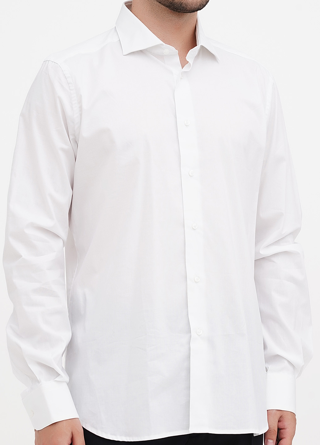 Белая классическая рубашка однотонная Liu Jo