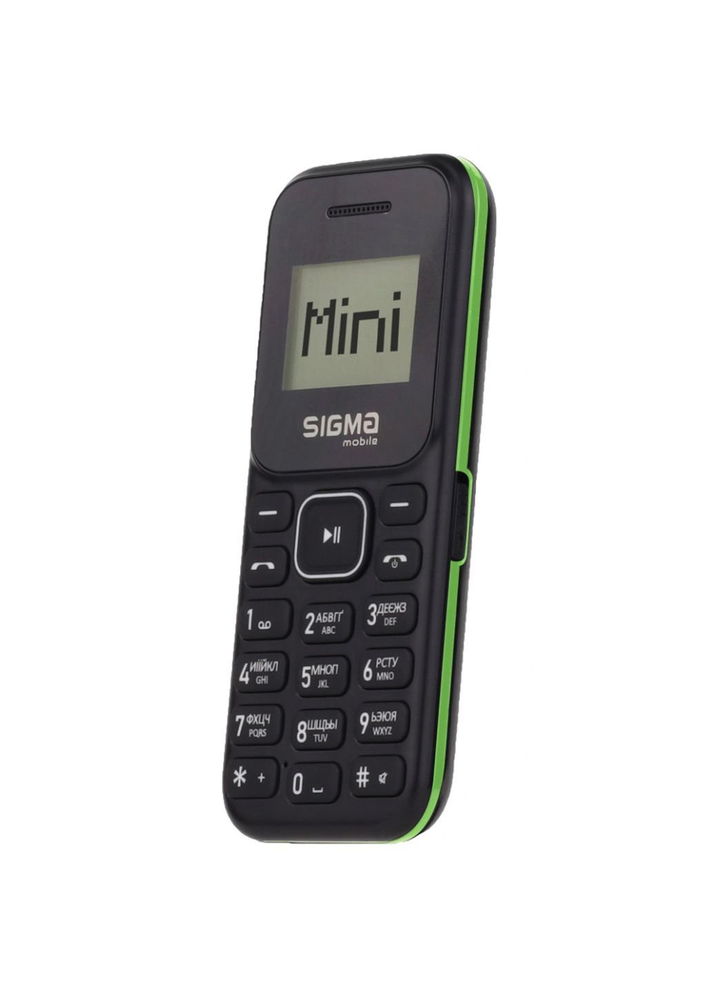 Мобільний телефон (4827798120729) Sigma x-style 14 mini black-green (253507095)