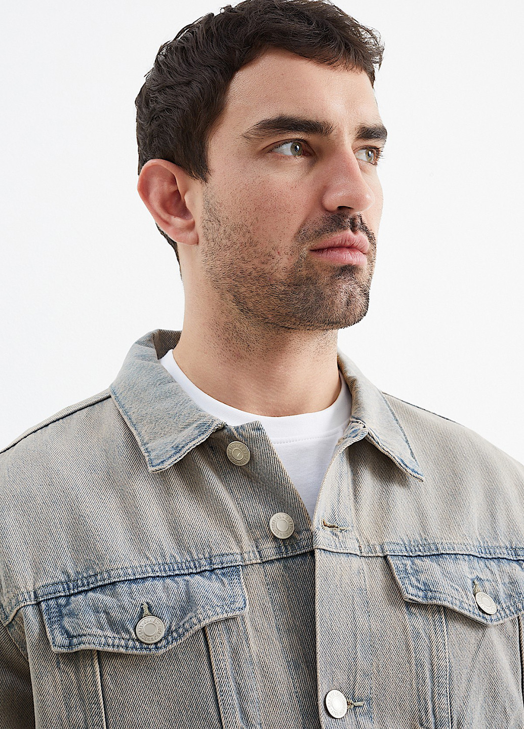 Серо-голубая демисезонная куртка C&A