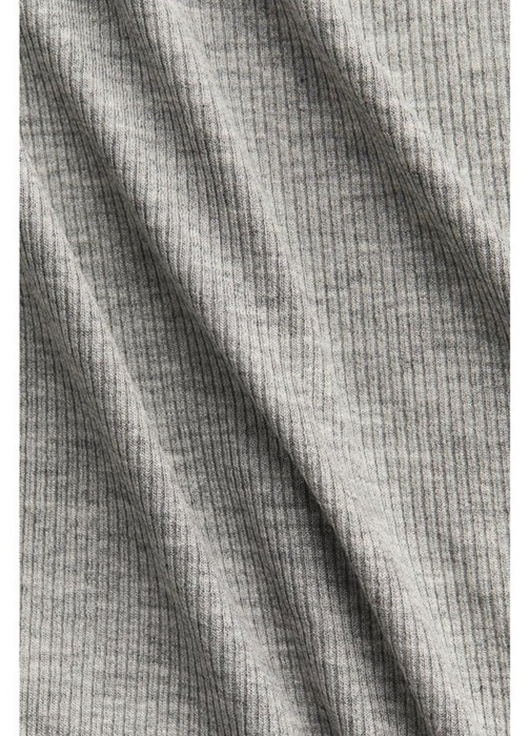 Серое кэжуал платье для беременных платье-майка H&M меланжевое