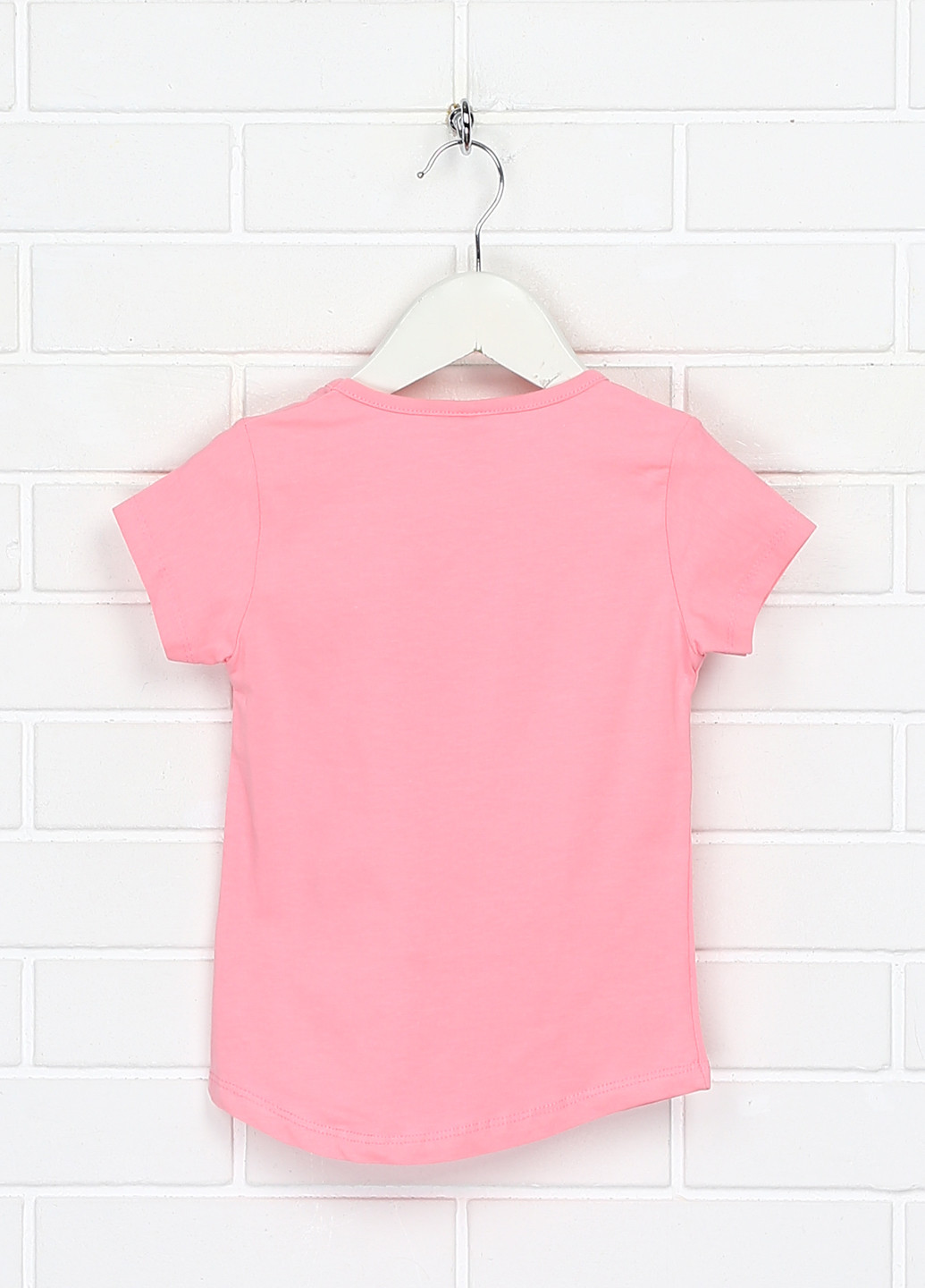 Розовая летняя футболка Ecrin kids