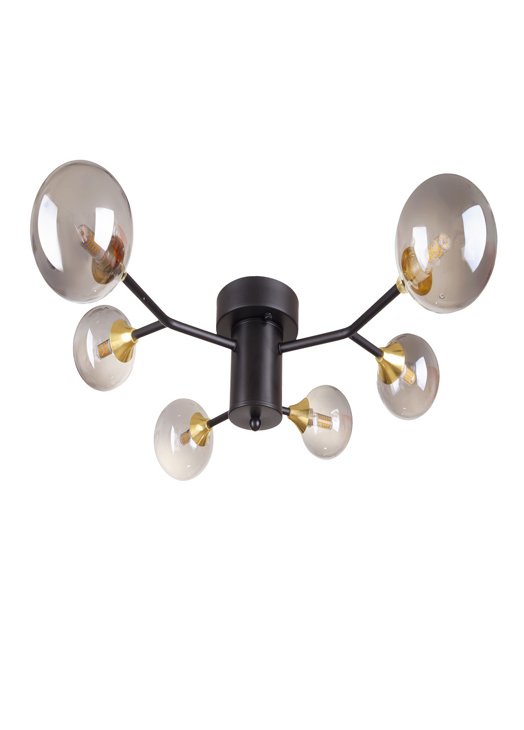 Потолочная люстра BR-01 635C/6 G9 BK/GY Brille (251891821)