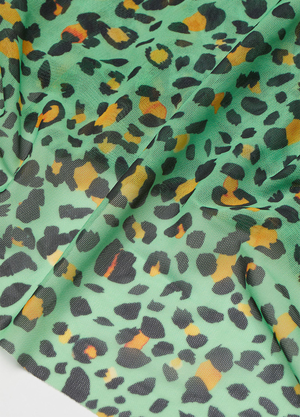 Зелена кежуал сукня на запах H&M леопардовий