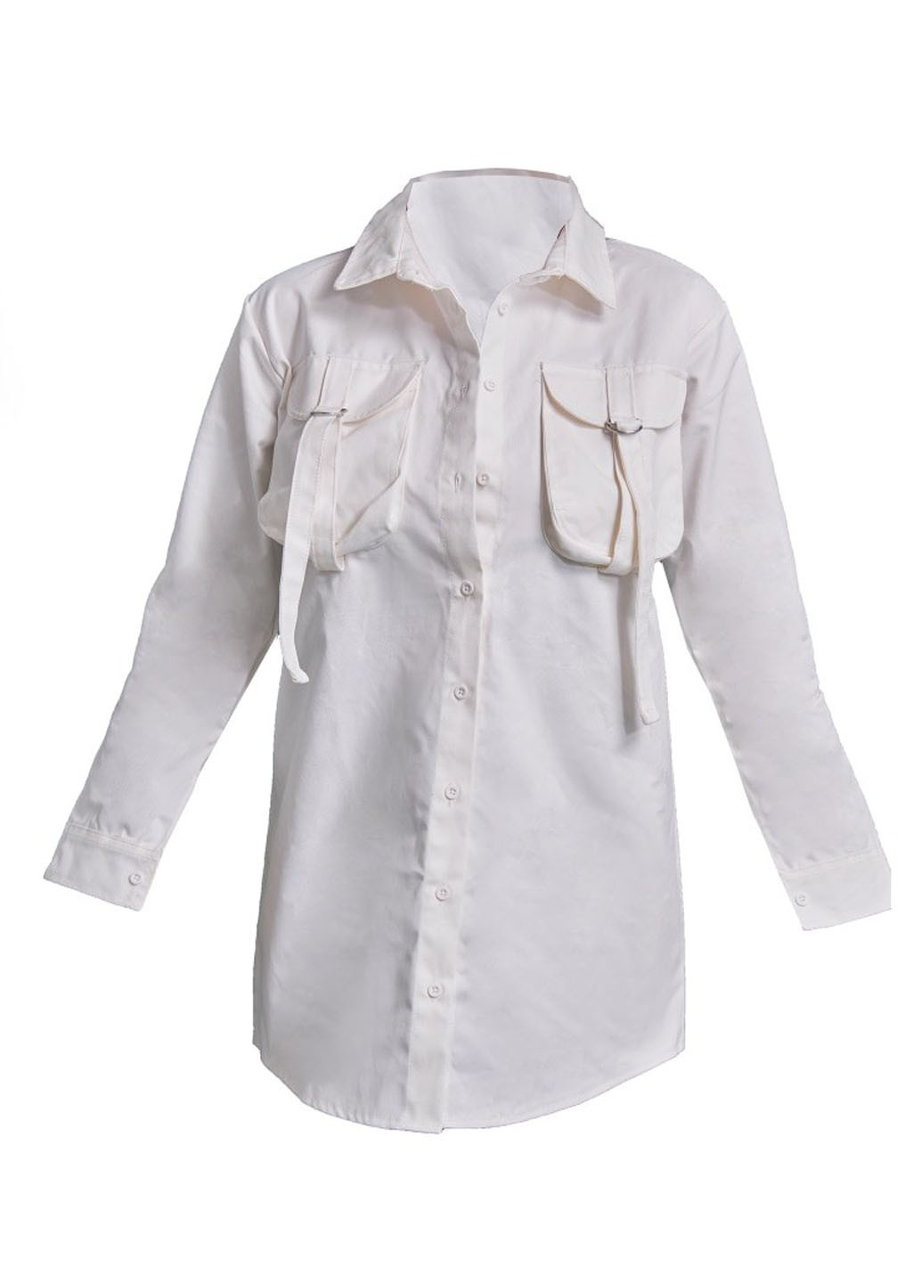 Білий кежуал сукня сукня-сорочка PrettyLittleThing однотонна