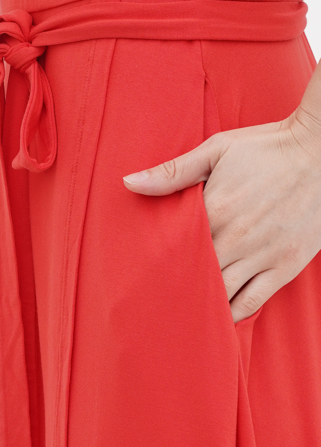 Красное кэжуал платье на запах Boden однотонное
