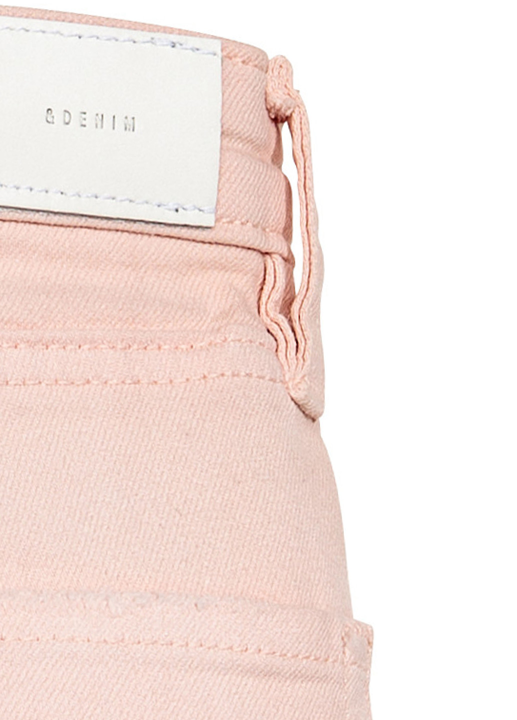 Светло-розовые кэжуал летние зауженные брюки H&M