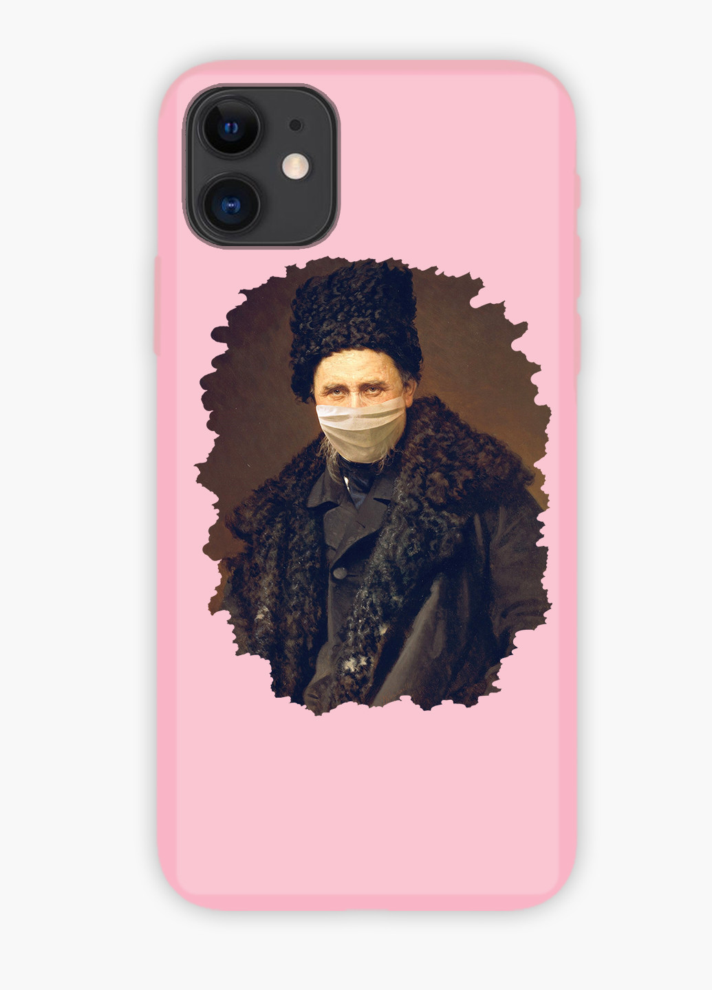 Чехол силиконовый Apple Iphone Xr Тарас Шевченко Карантин (Taras Shevchenko Quarantine) Белый (8225-1427) MobiPrint (219517890)