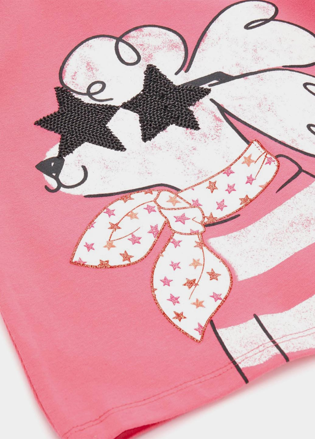 Розовый демисезонный кэжуал лонгслив Original Marines с рисунком