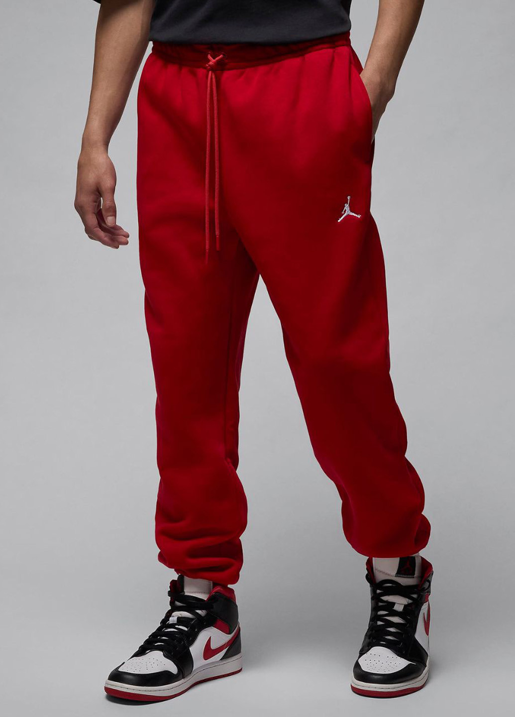 Красные спортивные демисезонные джоггеры брюки Jordan