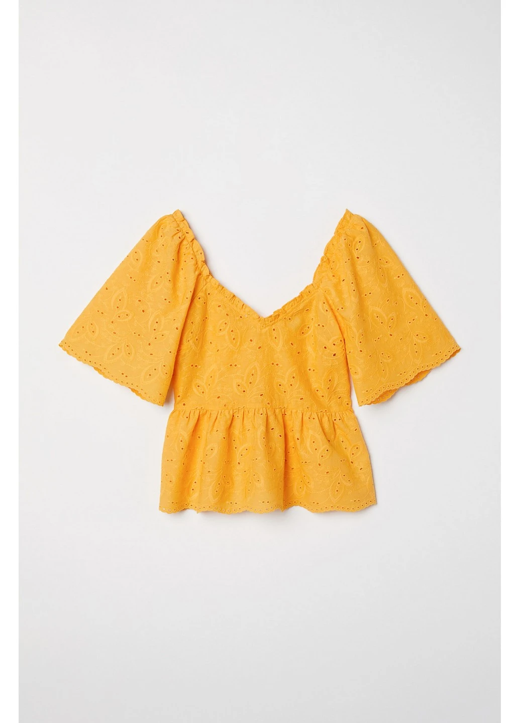 Жёлтая блуза H&M