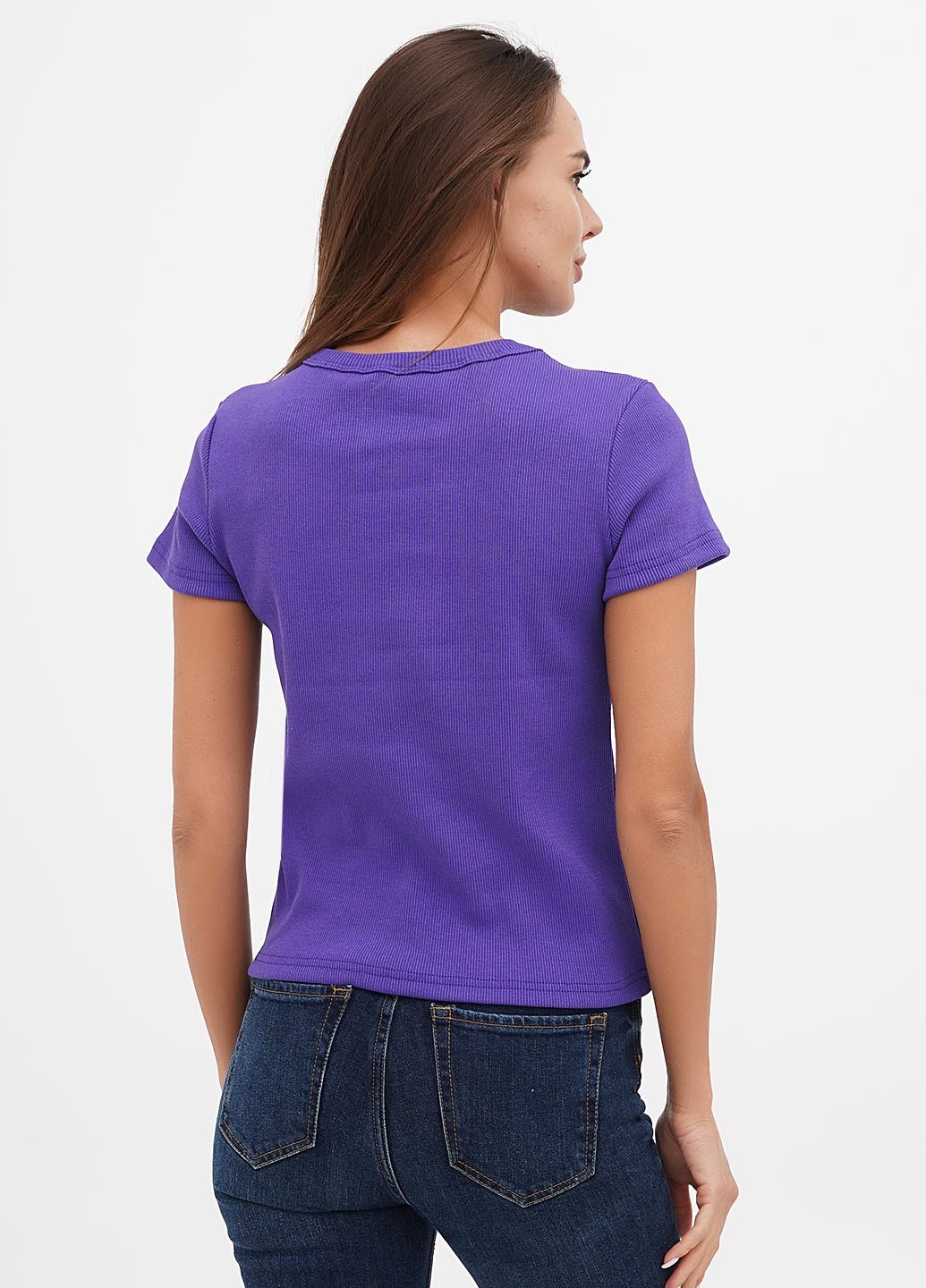 Фіолетова літня футболка Shik