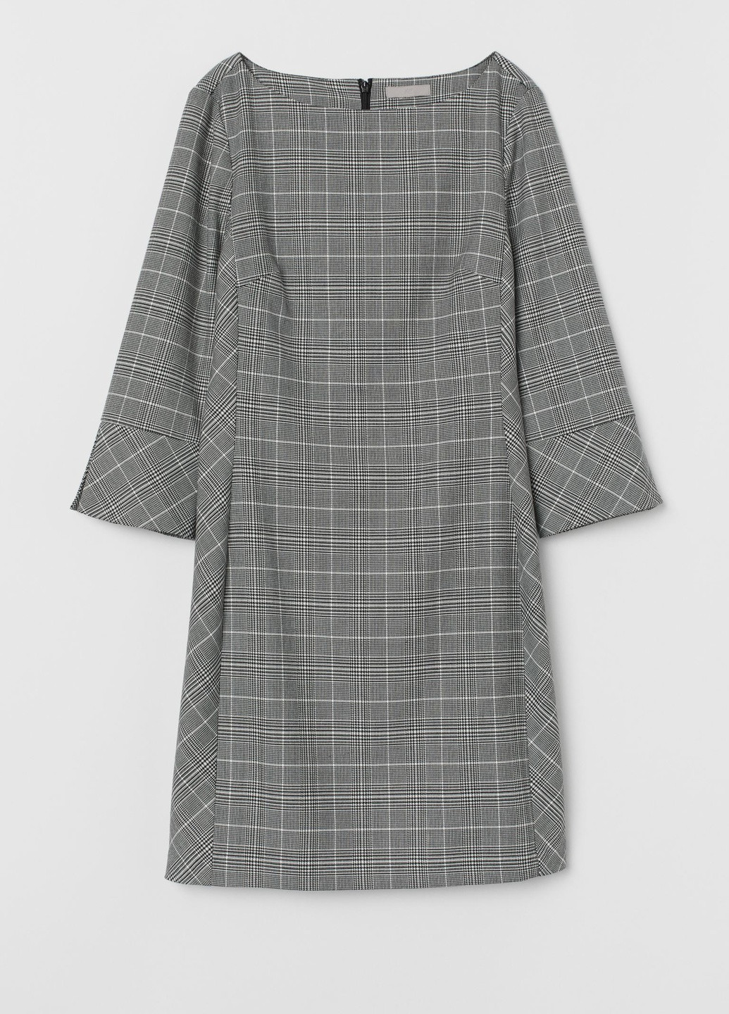Сіра кежуал сукня H&M однотонна