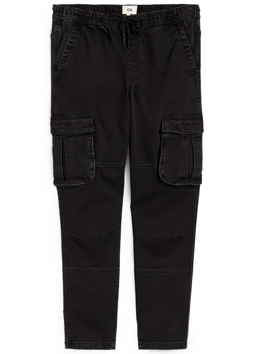 Темно-серые кэжуал демисезонные зауженные брюки C&A