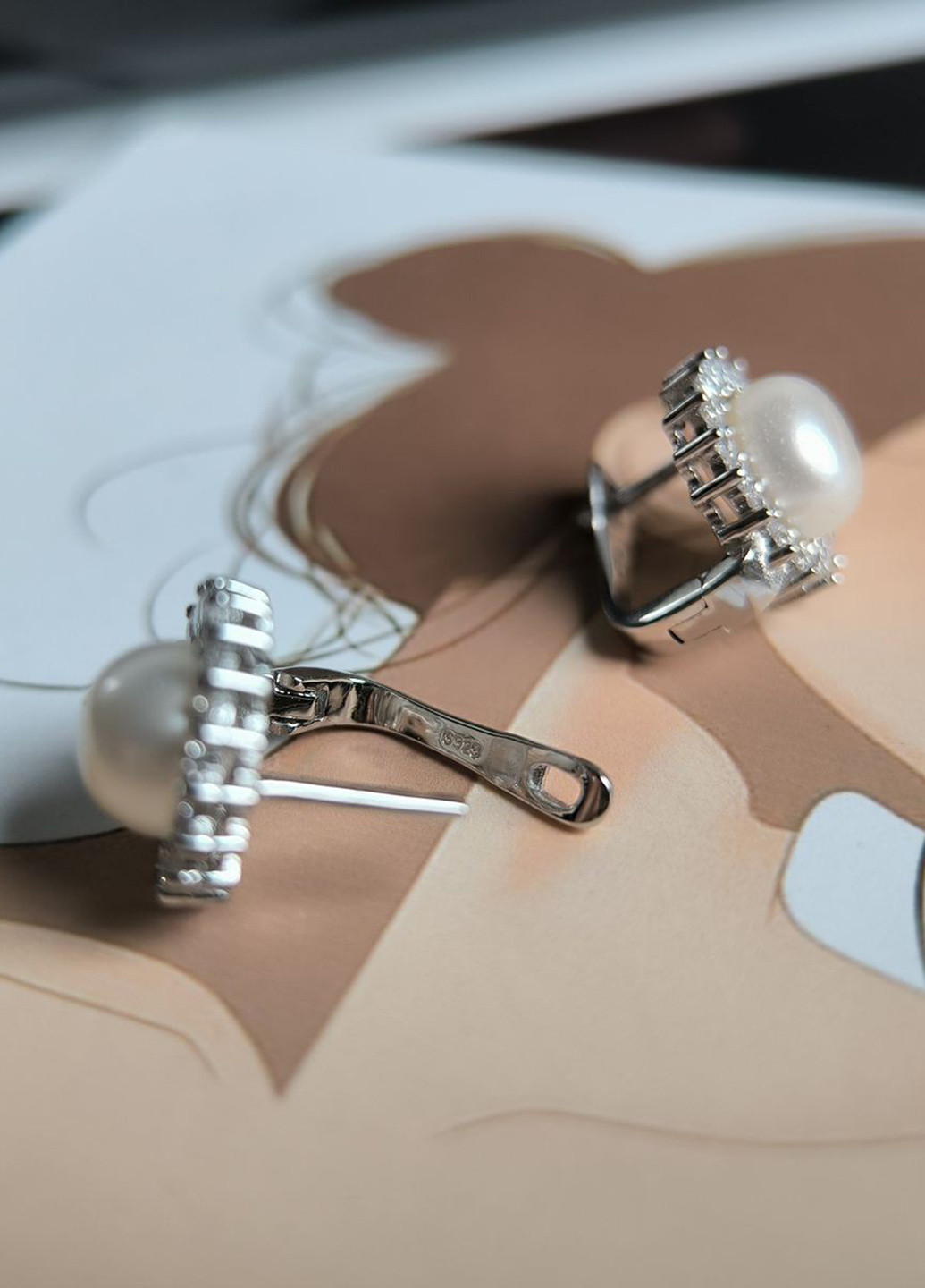 Сережки Silver Flame (369649320)