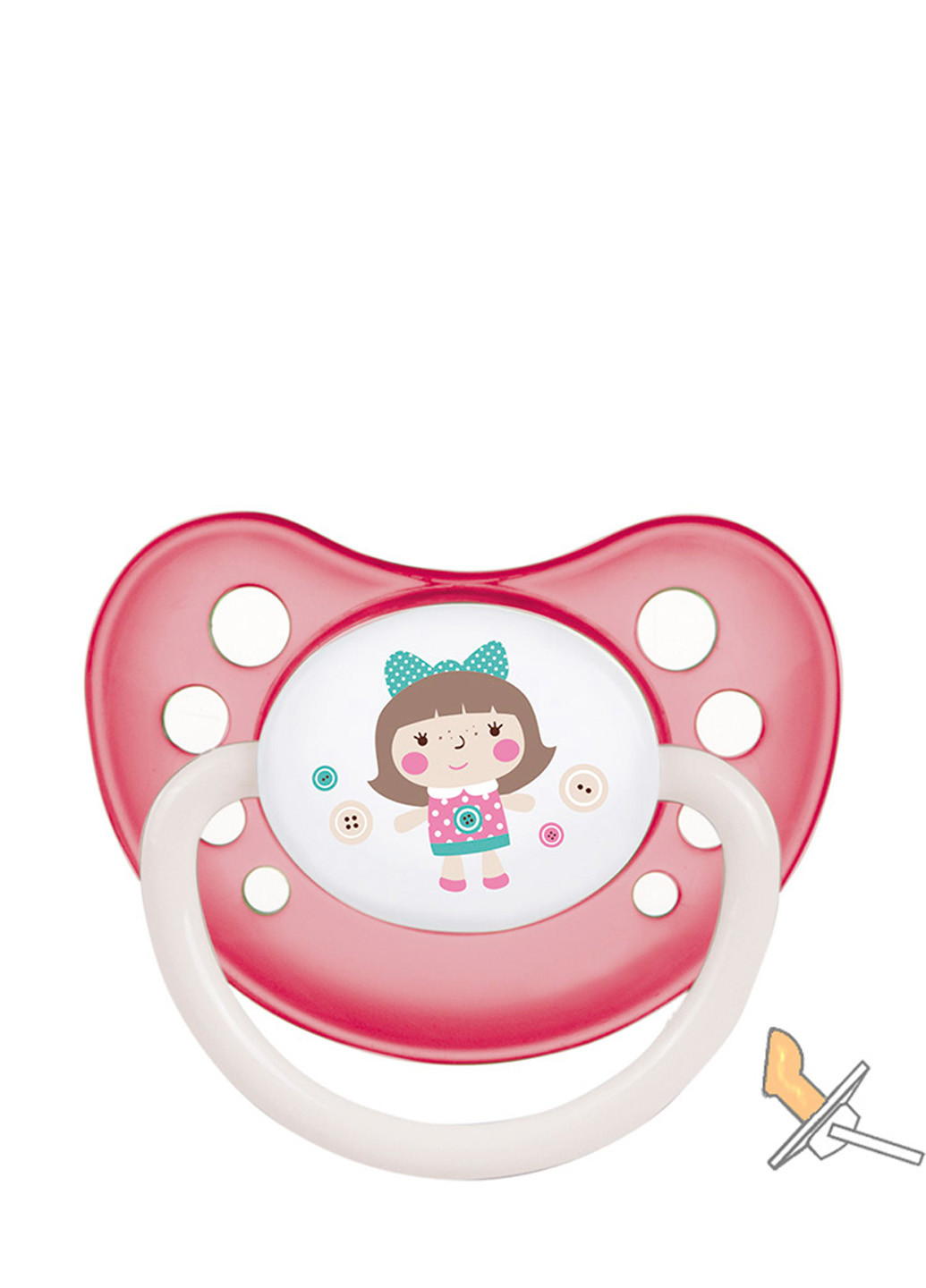Пустушка латексна анатомічна 6-18м Toys Canpol Babies (91068793)