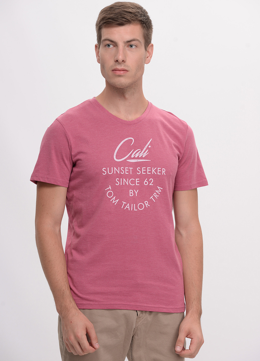 Розовая футболка Tom Tailor