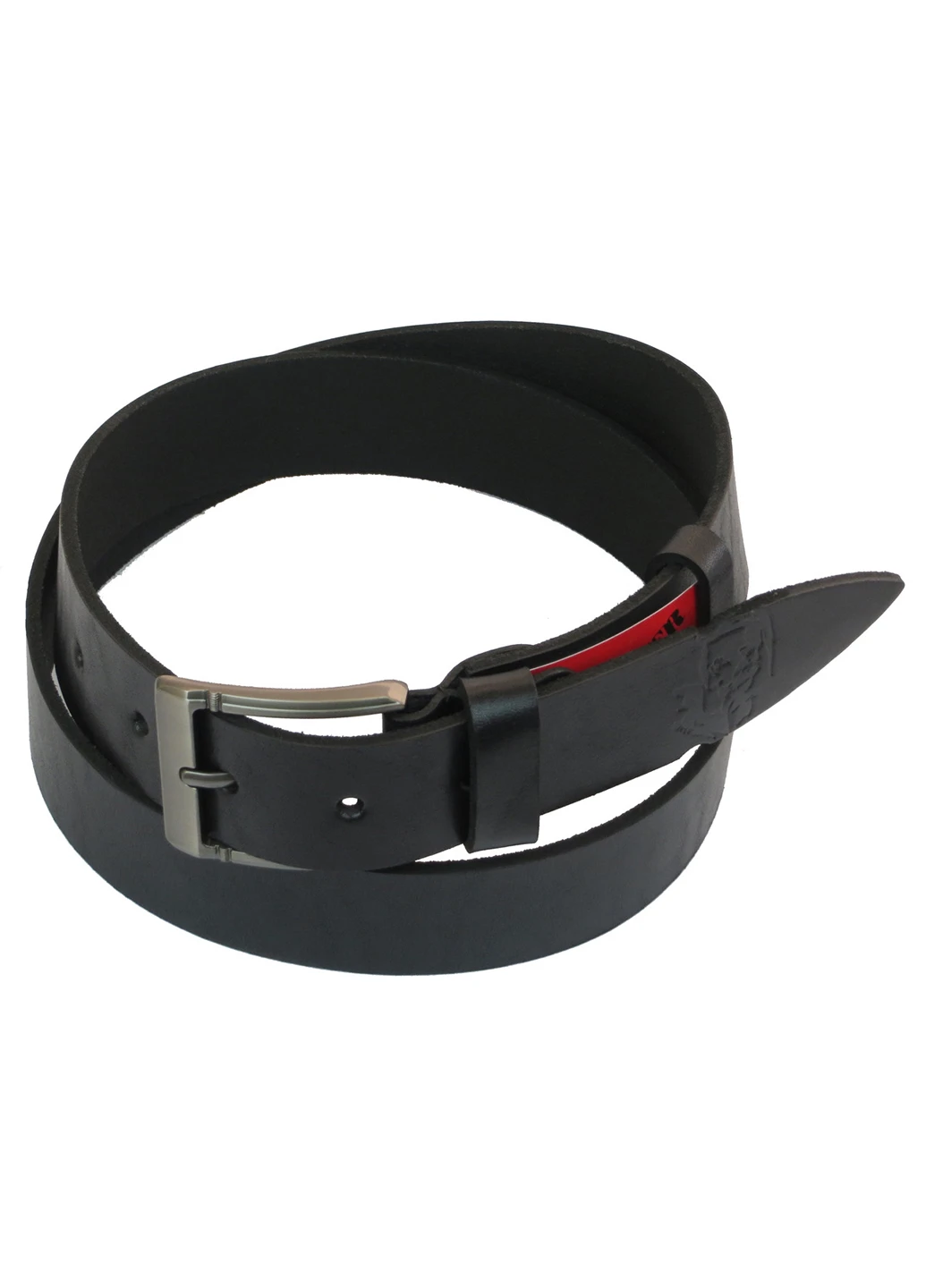 Мужской кожаный ремень 120-140х3,8 см Skipper (233420504)