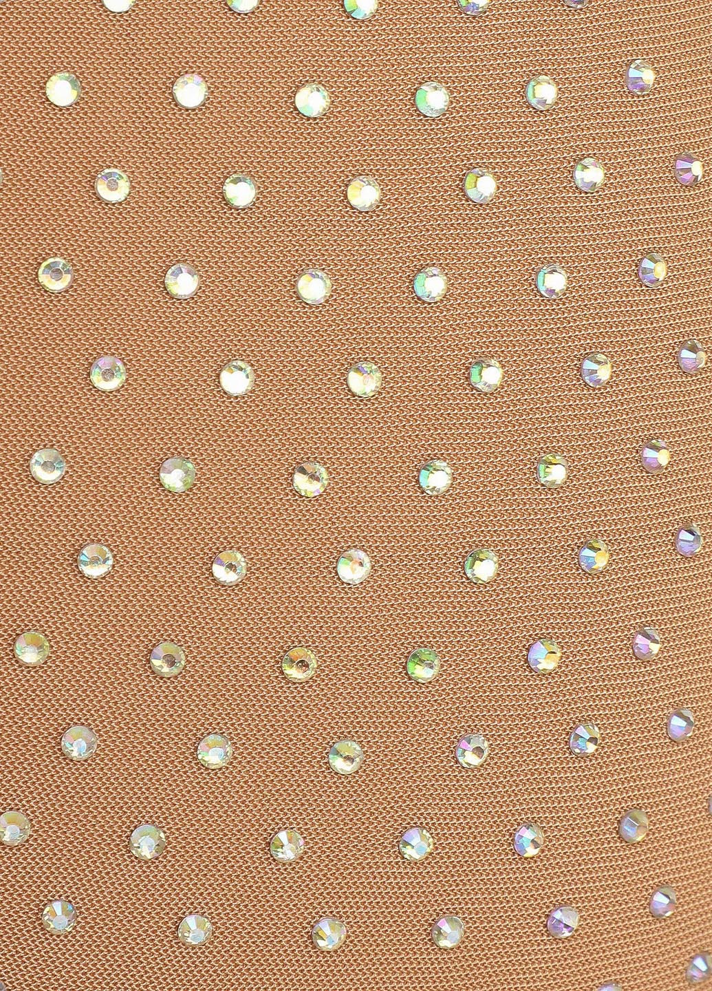 Бежевое коктейльное платье с открытой спиной SHEIN однотонное