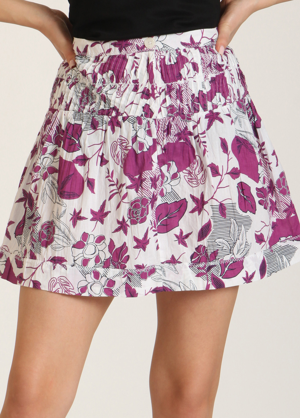 Фиолетовая юбка Sisley