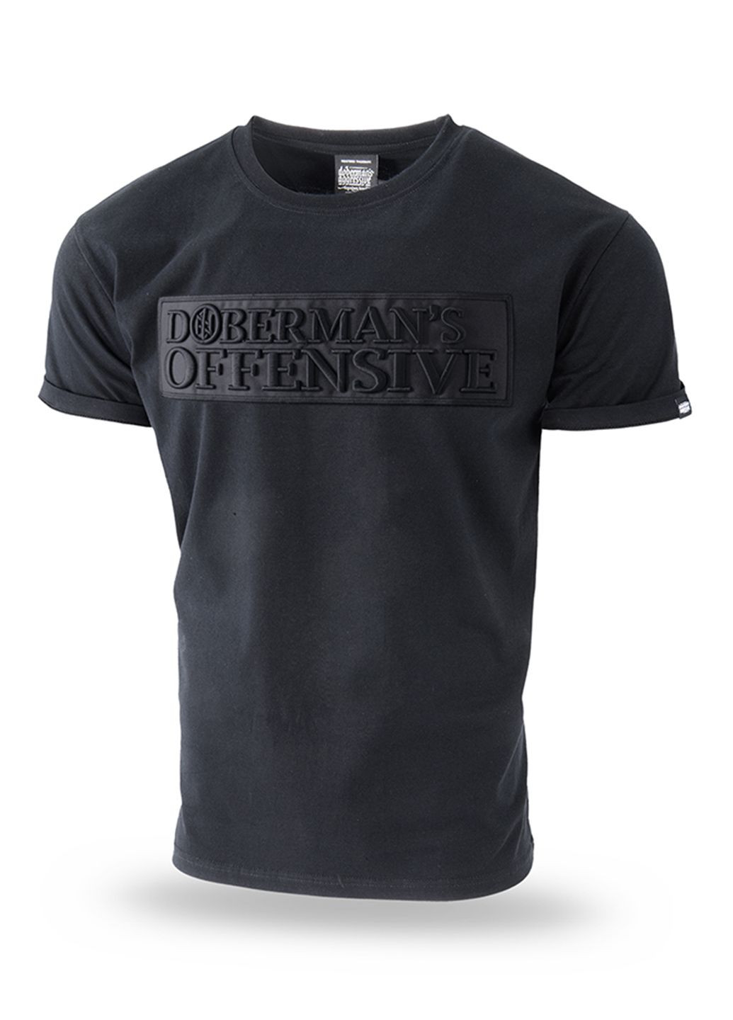 Чорна футболка чоловіча Dobermans Aggressive