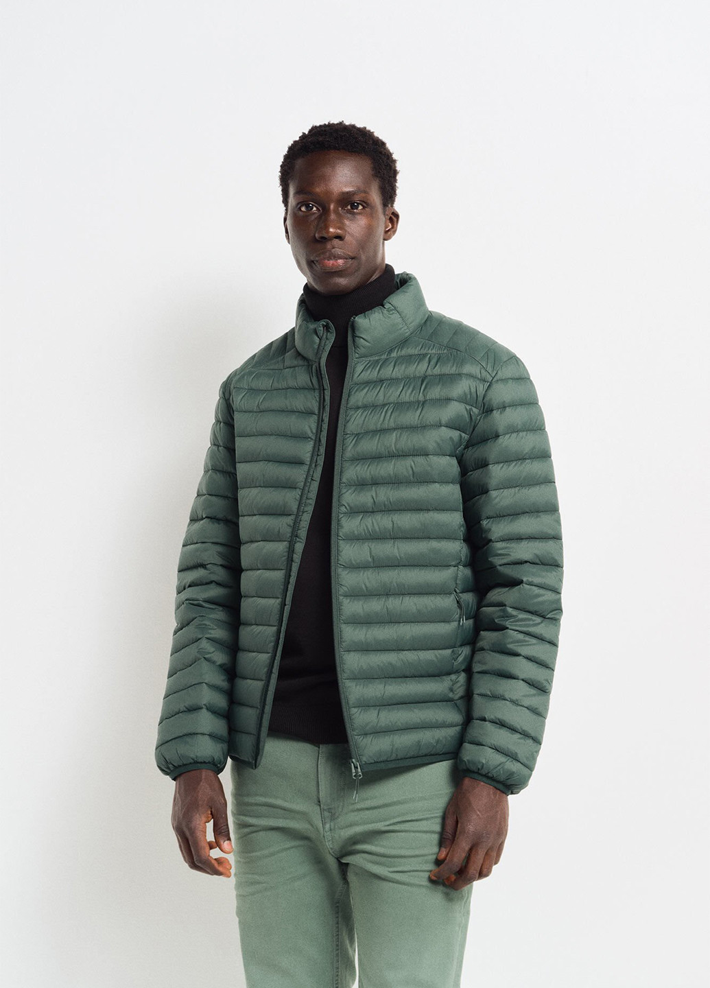 Зеленая демисезонная куртка Springfield